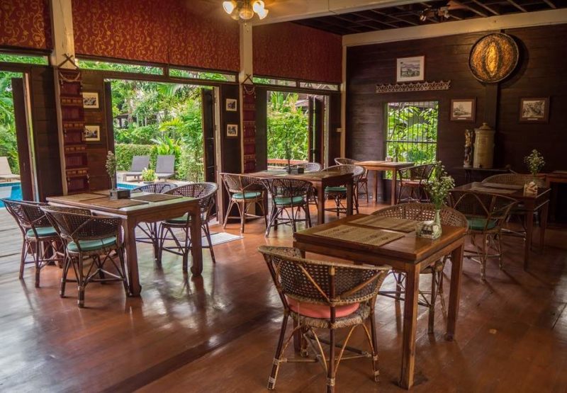 Restaurant de l'hôtel Baan Orapin à Chiang Mai - Thaïlande | Au Tigre Vanillé