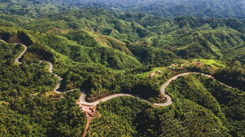 Route de montagne en direction du Laos à Bo Klua - Thailande | Au Tigre Vanillé