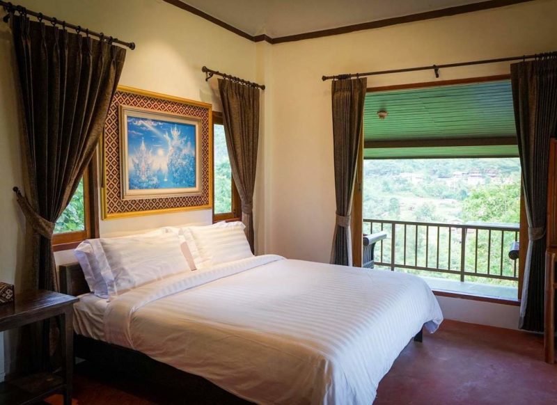 Chambre de l'hôtel Boklua View à Bo Klua - Thailande | Au Tigre Vanillé