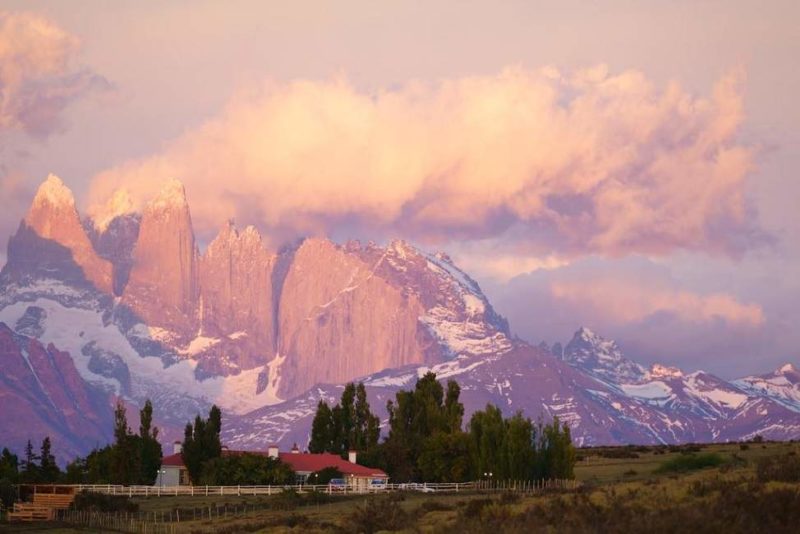 Vue depuis l'hôtel-lodge Cerro Guido en Patagonie à Torres del Paine - Chili | Au Tigre Vanillé
