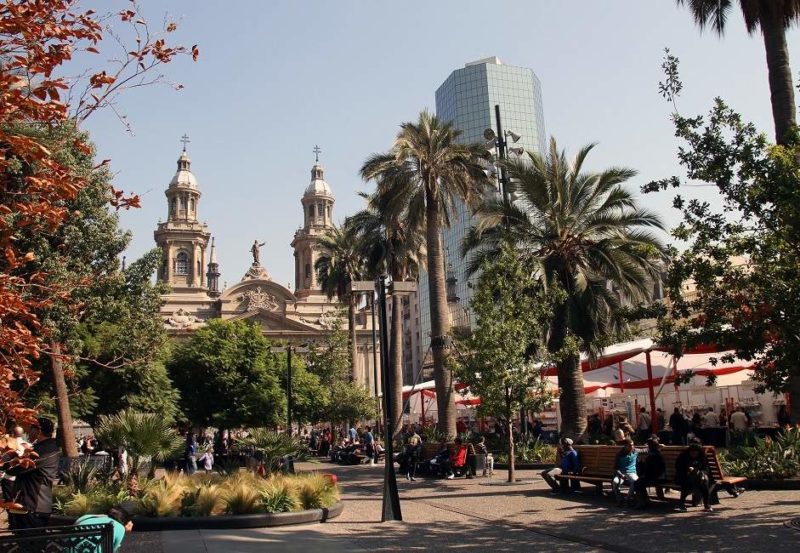 Centre-ville de la capitale Santiago - Chili | Au Tigre Vanillé