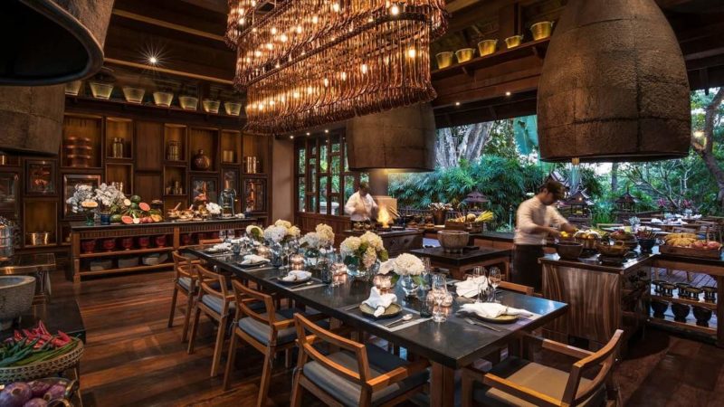 Restaurant de l'hôtel Four Seasons à Chiang Mai - Thaïlande | Au Tigre Vanillé
