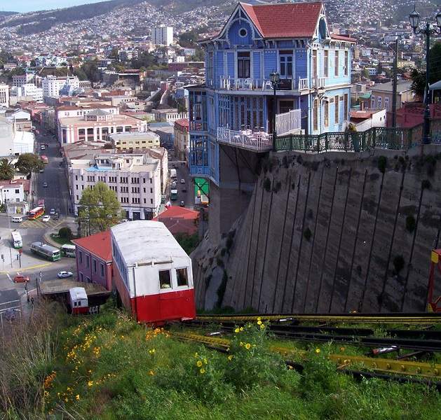 Prendre le funéculaire de Valparaiso - Chili | Au Tigre Vanillé