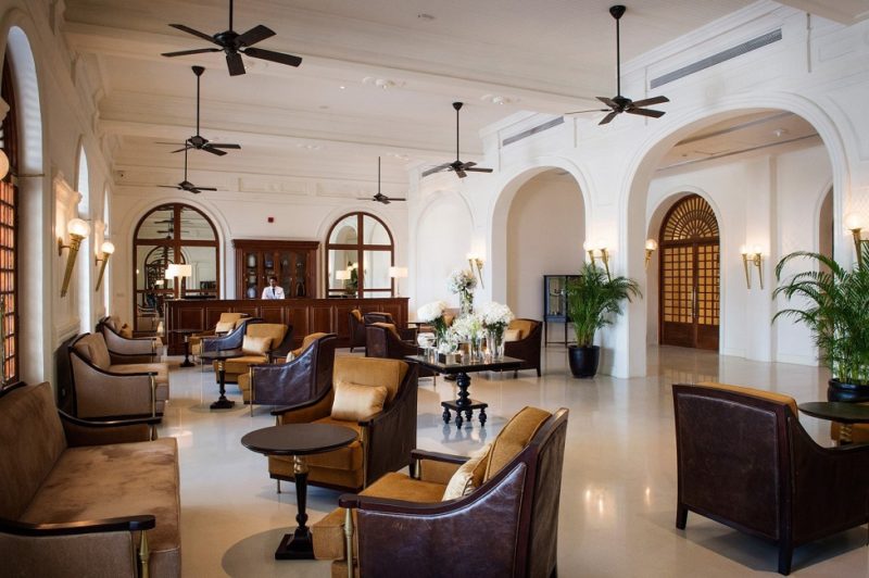 Lobby de l'hotel Galle à Colombo - Sri Lanka | Au Tigre Vanillé