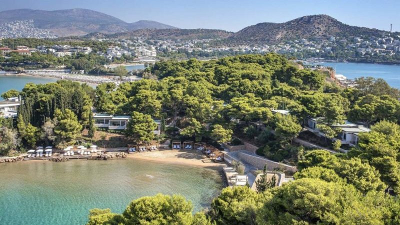 Plage privée de l'hôtel de Four Seasons à Athènes - Grèce | Au Tigre Vanillé