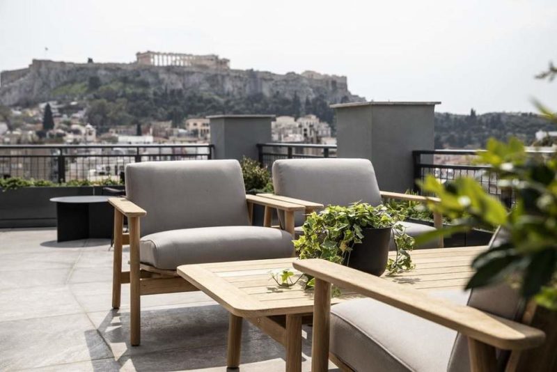 Rooftop de l'hôtel de Perianth à Athènes - Grèce | Au Tigre Vanillé