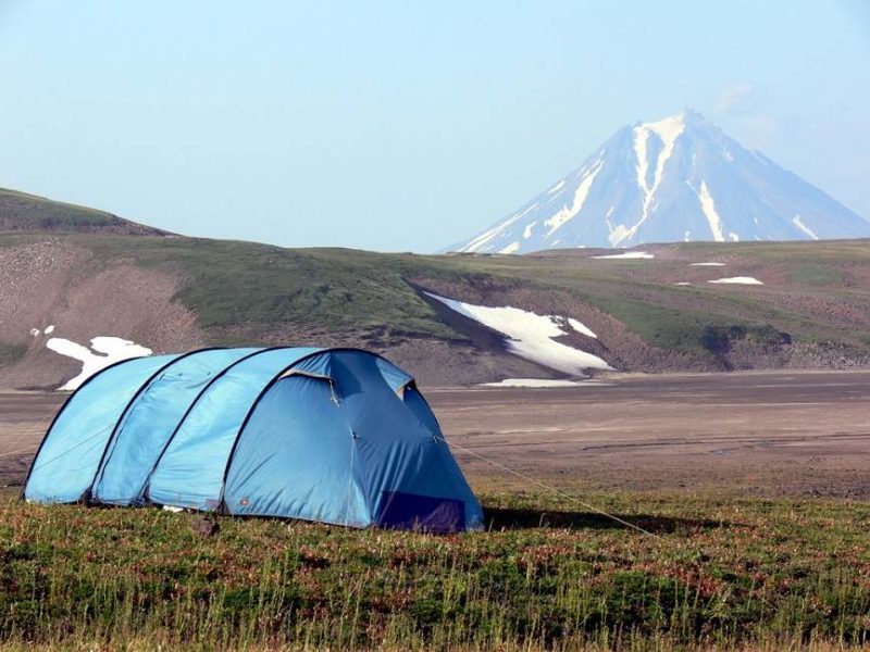 Camping et sport au pied du volcan au Kamtchatka - Extrême-Orient russe - Russie | Au Tigre Vanillé