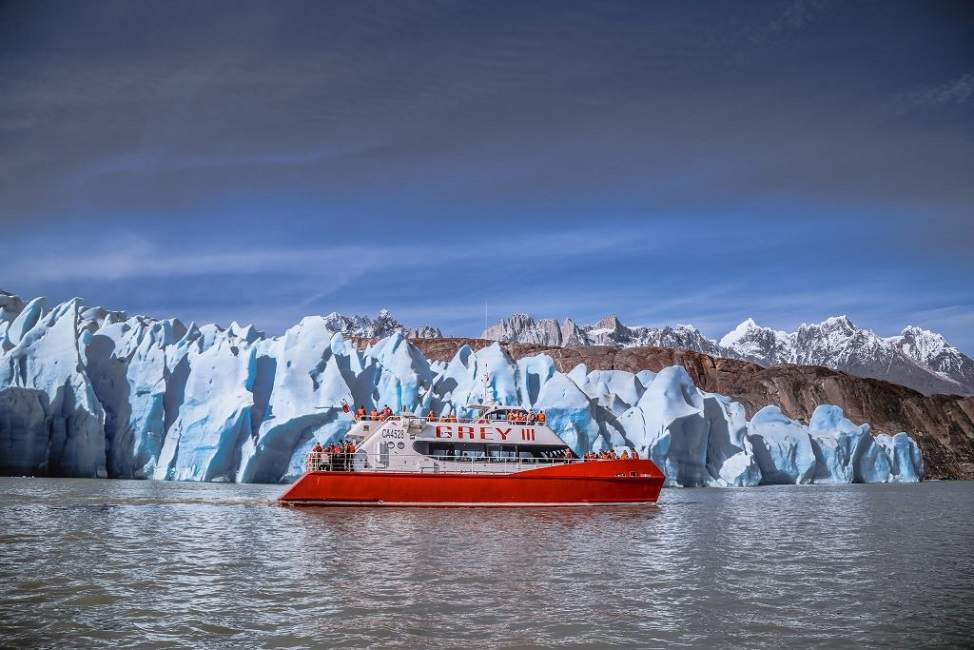 Croisière sur un lac avec des icebergs à Torres del Paine - Chili | Au Tigre Vanillé