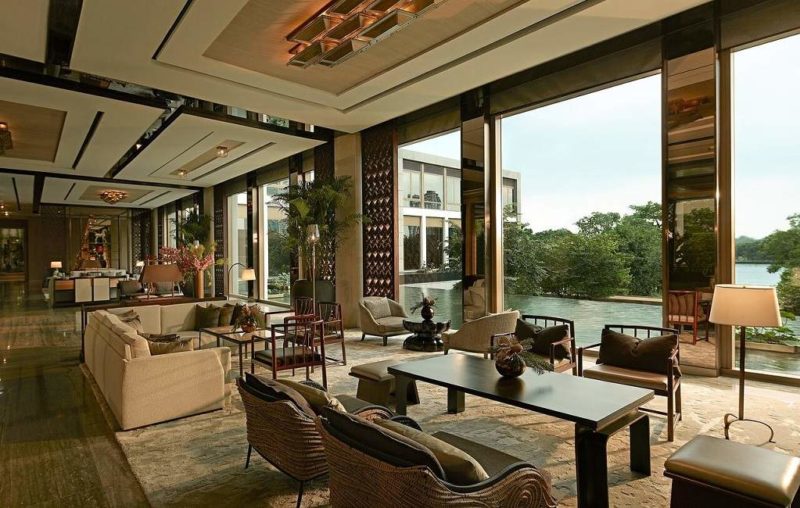 Lobby de l'hôtel Capella à Bangkok - Thailande | Au Tigre Vanillé