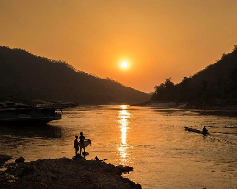 Sur le Mékong à bord du bateau Mekong Kingdom - Laos | Au Tigre Vanillé