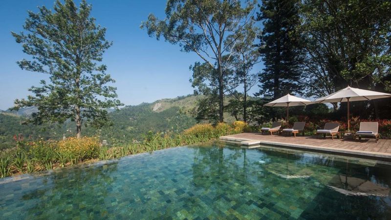 Piscine de l'hôtel Ninesskies dans la région du thé - Sri Lanka | Au Tigre Vanillé