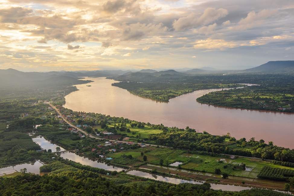 Paysage du Mékong et des rizières à Nong Khai - Thaïlande | Au Tigre Vanillé