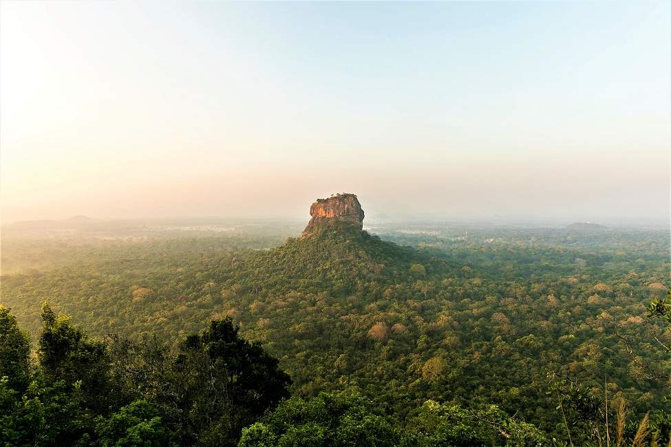 Vue sur le rocher du Lion à Pidurangala - Sri Lanka | Au Tigre Vanillé