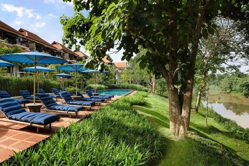 Piscine de l'hôtel Raya Heritage à Chiang Mai - Thaïlande | Au Tigre Vanillé