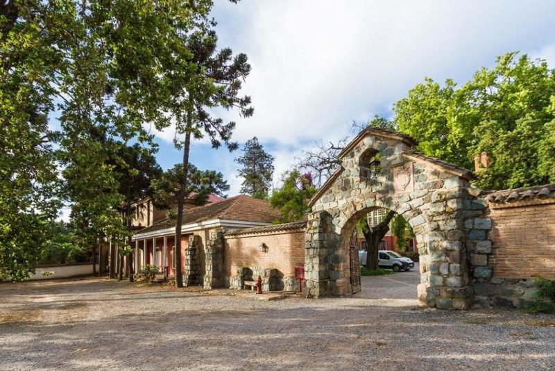 Batiment de l'hôtel Santa Rita de la route du Vin - Chili | Au Tigre Vanillé