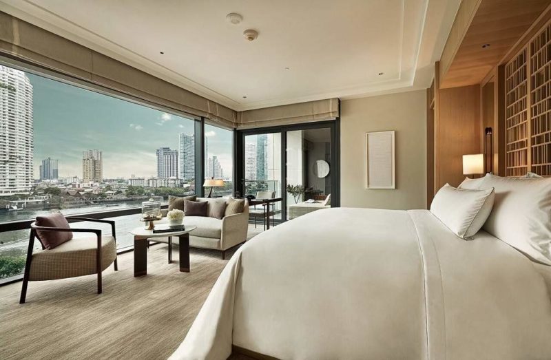 Suite vue rivière de l'hôtel Capella à Bangkok - Thailande | Au Tigre Vanillé