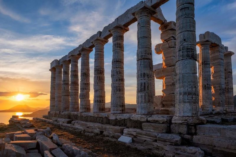 Temple de Poseidon et riviera d'Athènes - Attique - Grèce | Au Tigre Vanillé