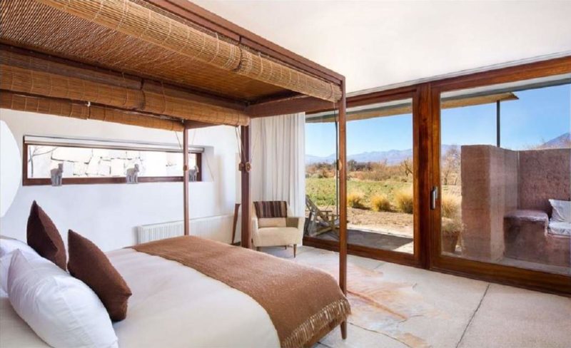 Chambre de l'hôtel Tierra Atacama de San Pedro dans le désert d'Atacama - Chili | Au Tigre Vanillé