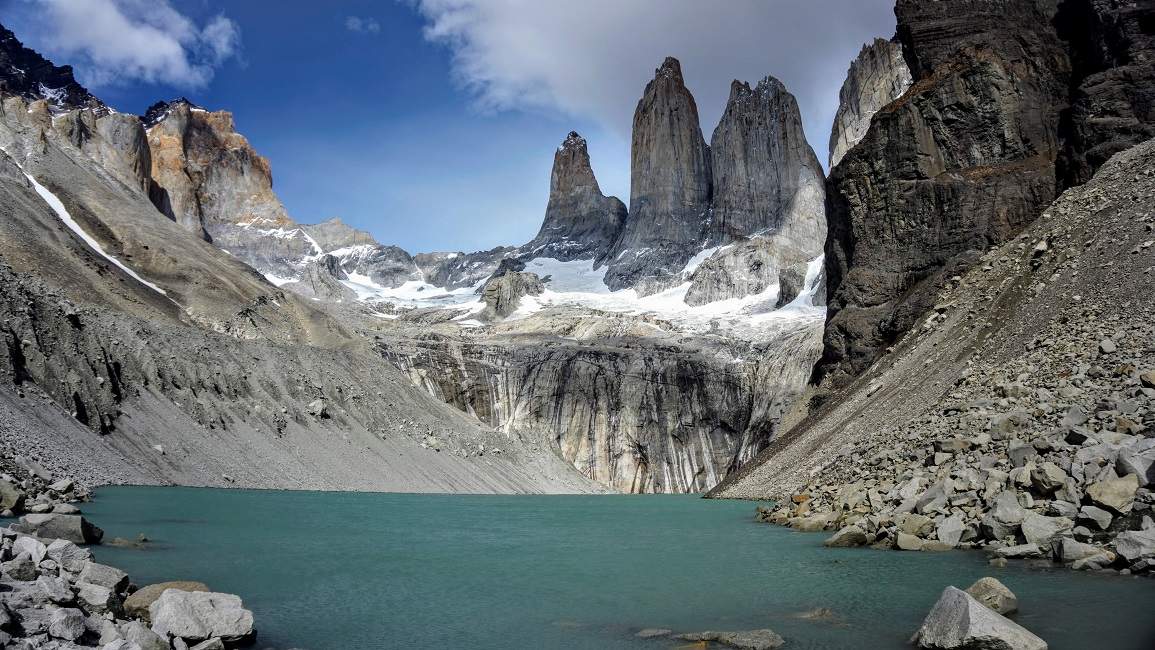 Vue sur les sommets à Torres del Paine - Chili | Au Tigre Vanillé