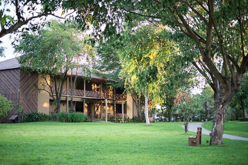 Jardin de l'hôtel Wishing Tree à Khon Kaen - Thaïlande | Au Tigre Vanillé