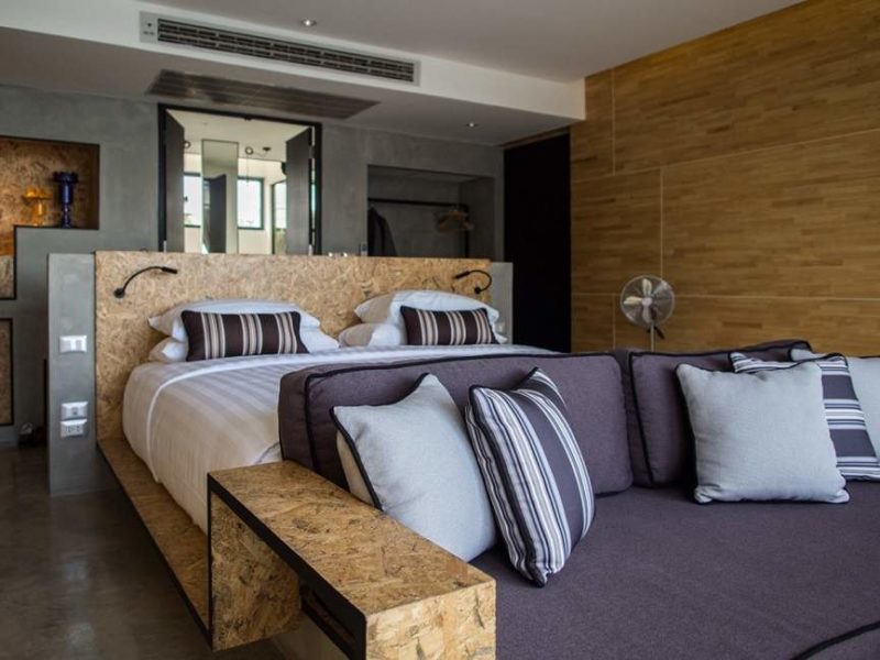 Chambre de l'hôtel X2 River Kwai à Kanchanaburi - Thailande | Au Tigre Vanillé