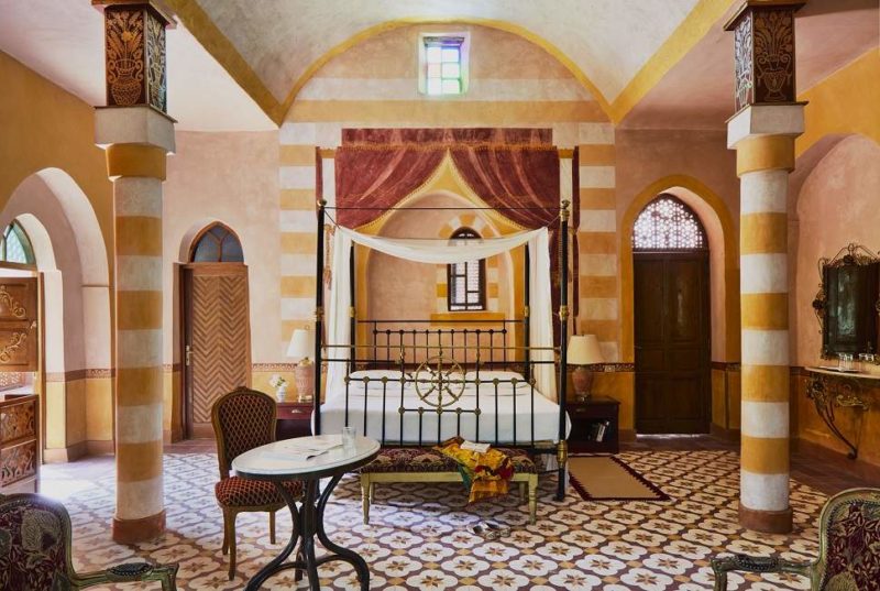 Chambre de l'hôtel Al Moudira à Louxor - Egypte | Au Tigre Vanillé