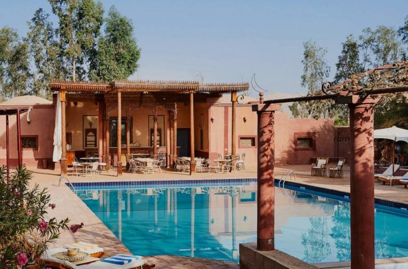 Piscine de l'hôtel Al Moudira à Louxor - Egypte | Au Tigre Vanillé