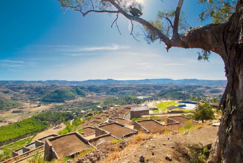 Vue de l'hôtel Hills Resort à Gondar - Éthiopie | Au Tigre Vanillé