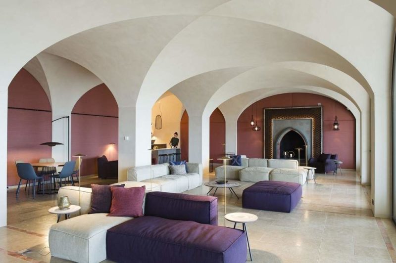 Lobby de l'hôtel de charme Euphoria dans le Peloponnèse - Grèce | Au Tigre Vanillé