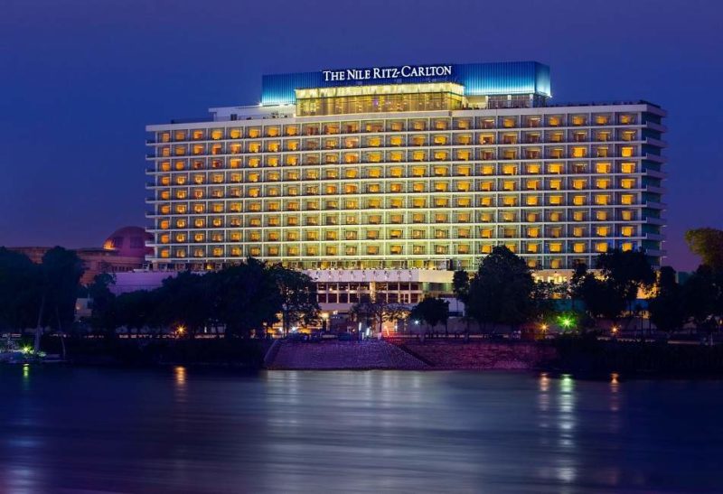 Vue de l'hôtel The Nile Ritz Carlton au Caire - Egypte | Au Tigre Vanillé