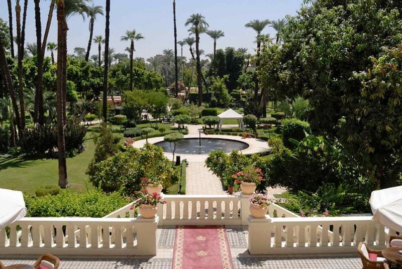 Jardin de l'hôtel Sofitel Winter Palace à Louxor - Egypte | Au Tigre Vanillé