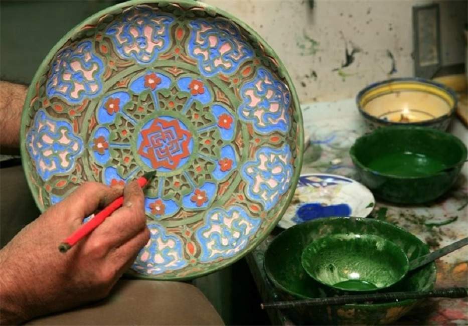 Atelier artisanal de poterie et céramique à Ispahan - Iran | Au Tigre Vanillé