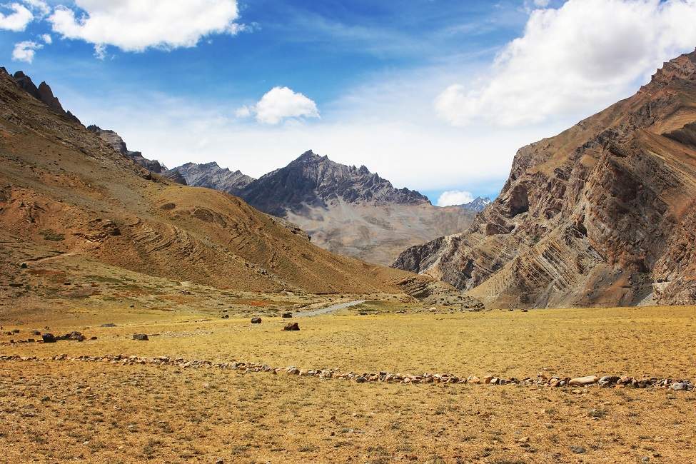 Paysage de montagne lors du Baby Trek au Ladakh - Inde himalayenne | Au Tigre Vanillé