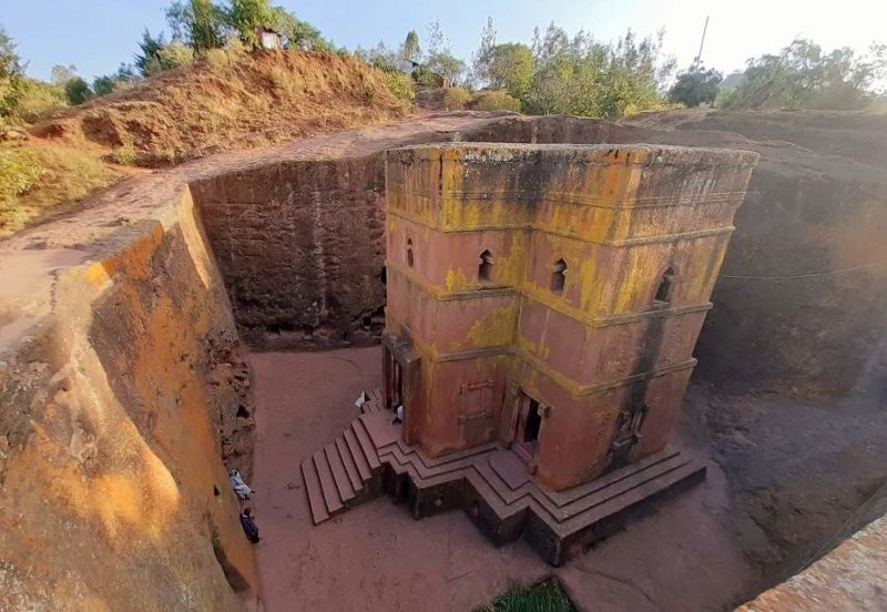 Eglise de Saint-Georges à Lalibela - Éthiopie | Au Tigre Vanillé