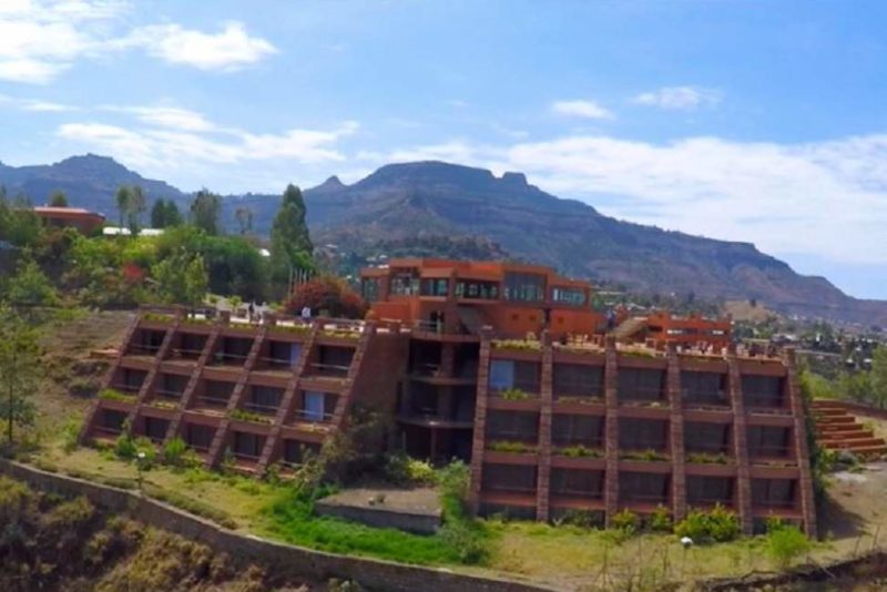 Batiment de l'hôtel Mountain View à Lalibela - Éthiopie | Au Tigre Vanillé