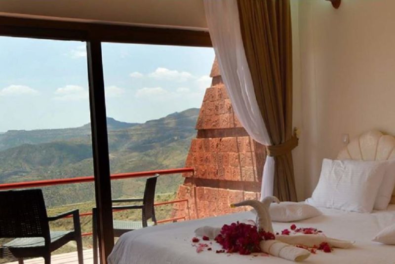 Chambre de l'hôtel Mountain View à Lalibela - Éthiopie | Au Tigre Vanillé