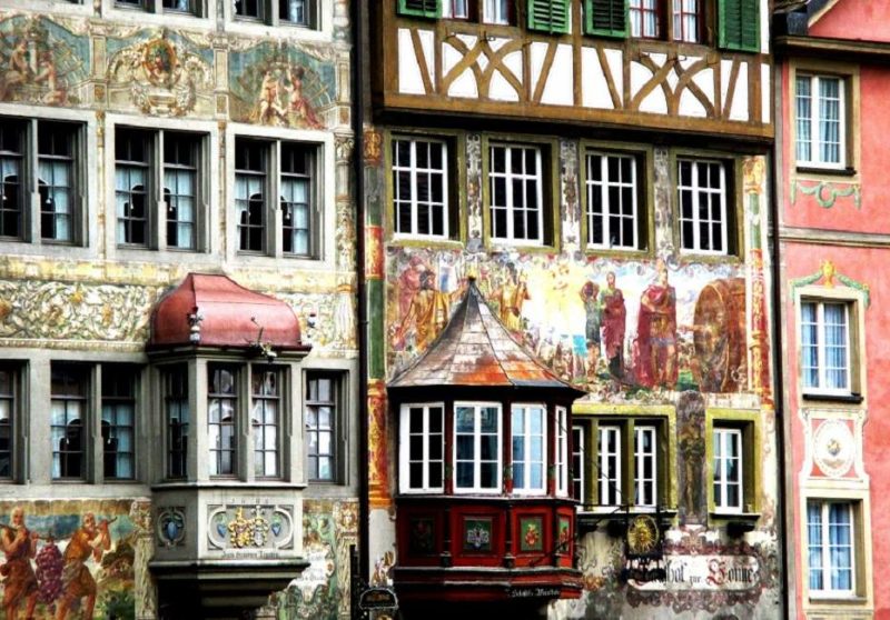 Maisons à colombages et peintures à Stein-am-Rhein - Suisse | Au Tigre Vanillé