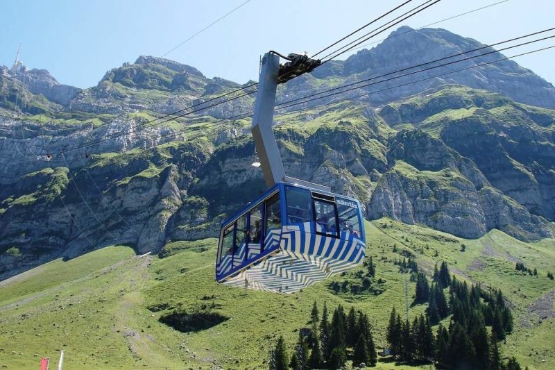 Téléphérique de Santis à Appenzell - Suisse | Au Tigre Vanillé