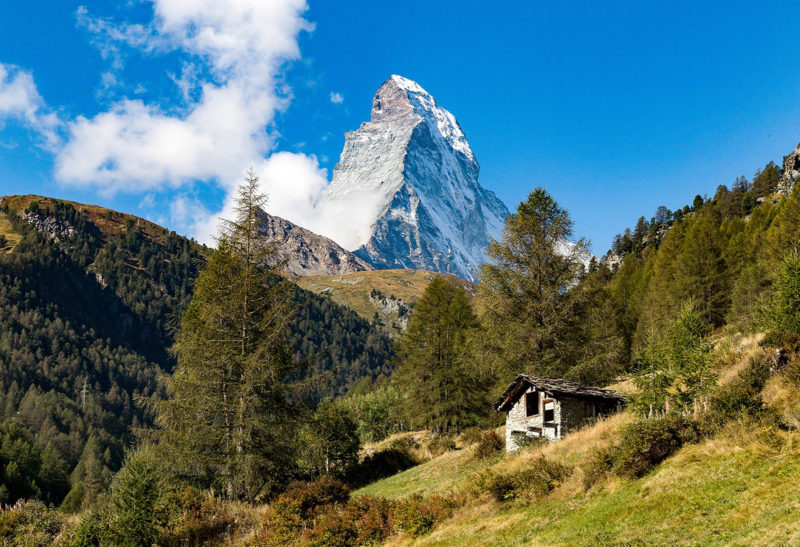 Vue sur le Cervin, Valais | Au Tigre Vanillé