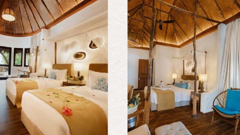 Chambre de l'hôtel Makunudu - Maldives | Au Tigre Vanillé