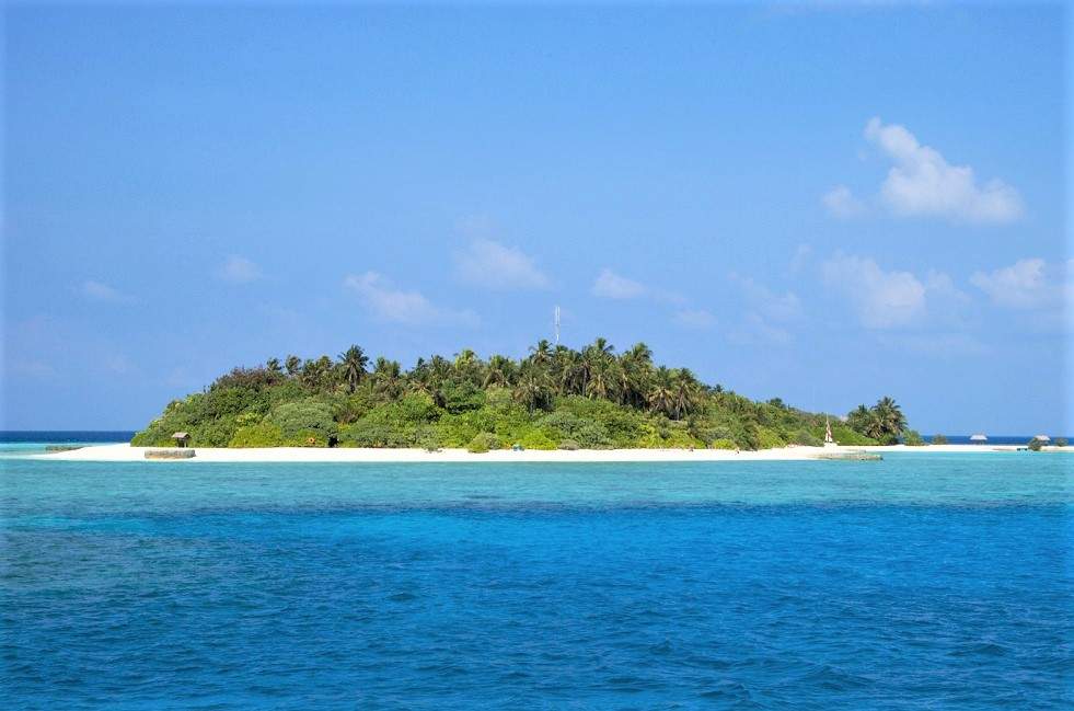 Vue sur l'atoll de Makunudu - Maldives | Au Tigre Vanillé