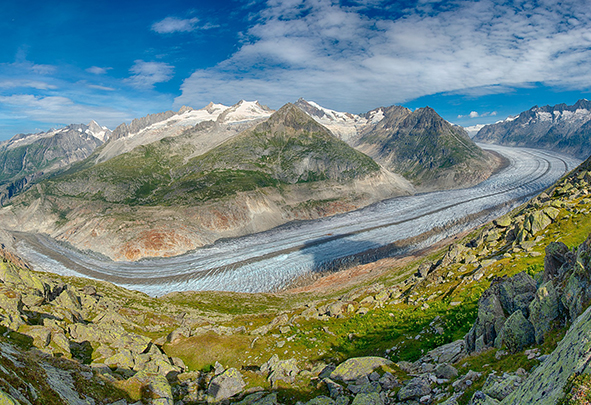 Glacier Aletsch, Valais - Suisse | Au Tigre Vanillé