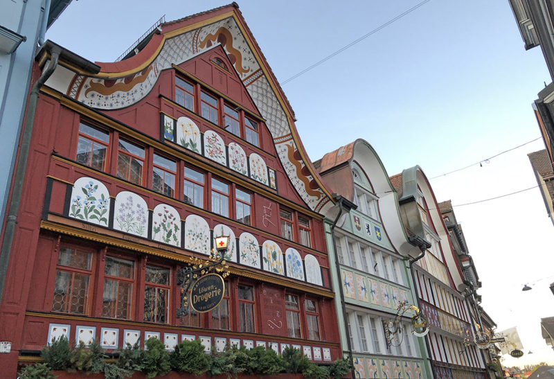 Bâtiments typiques à Appenzell | Au Tigre Vanillé