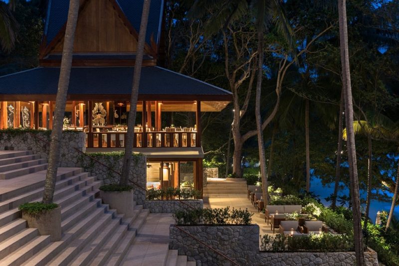 Restaurant de l'hôtel Amanpuri à Phuket - Thailande | Au Tigre Vanillé
