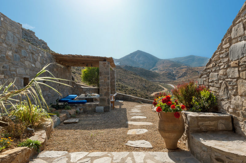 Aspes Villa, grande terrasse, Serifos - Grèce | Au Tigre Vanillé