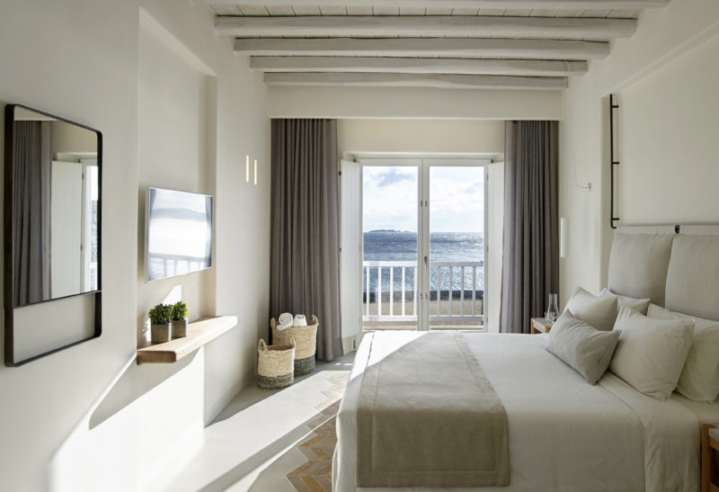 Bill&Coo hotel, chambre, Mykonos - Grèce | Au Tigre Vanillé