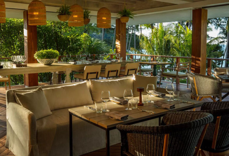Hôtel Rosewood, Salle à manger, Phuket - Thaïlande | Au Tigre Vanillé