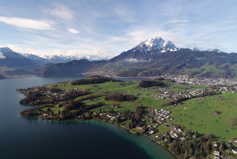 Vue depuis le mont Pilatus, Lucerne - Suisse | Au Tigre Vanillé