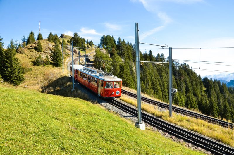 Montée en train au Rigi, Lucerne - Suisse | Au Tigre Vanillé