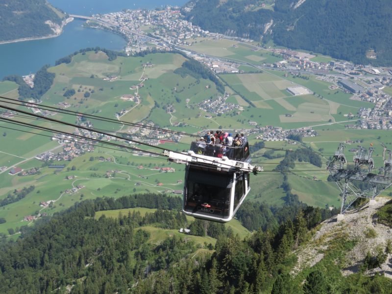 Montée pour le Stanserhorn, Lucerne - Suisse | Au Tigre Vanillé